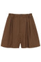【予約販売】VOLUME GATHER SHORTS TYPEWRITER タイプライターボリュームギャザーショートパンツ マディソンブルー/MADISONBLUE ブラウン