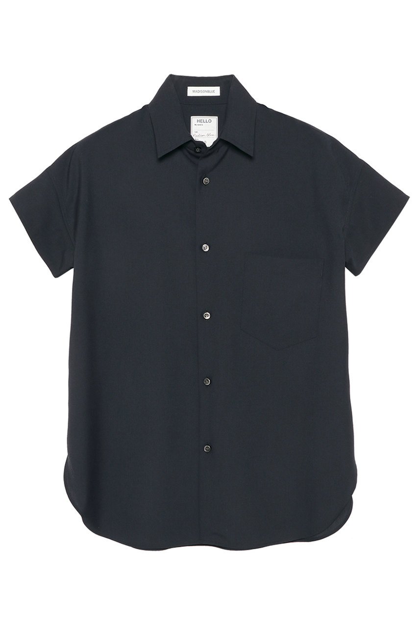 マディソンブルー/MADISONBLUEの【予約販売】J.BRADLEY NARROW H/S SHIRT PE/W ナローシャツ(ネイビー/MB261-5003)