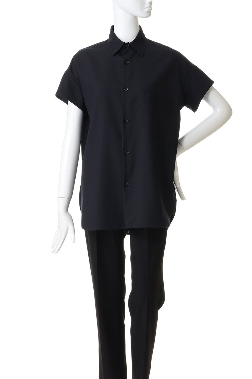 美品▲MADISONBLUE // J.BRADLEY SHIRT半袖シャツ 紺 J.BRADLEY SHIRT | WOMEN,SHIRT/BLOUSE | MADISONBLUE