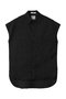 J.BRADLEY SLEEVELESS SHIRT SATIN サテンスリーブレスシャツ マディソンブルー/MADISONBLUE ブラック