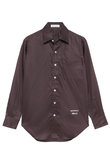 TRANE L/S SHIRT SATIN サテンロングスリーブシャツ