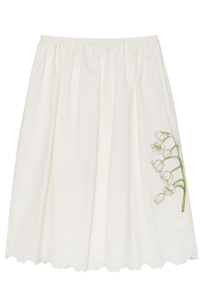 マディソンブルー/MADISONBLUEの【予約販売】GATHER SKIRT MUGEUET C/LI ギャザースカート(ホワイト/MB261-6001)