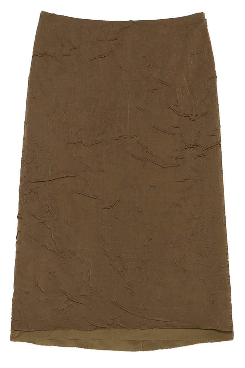 マディソンブルー/MADISONBLUEの【予約販売】LOW WAIST SKIRT SATIN サテンローウエストスカート(ブラウン/MB261-6008)