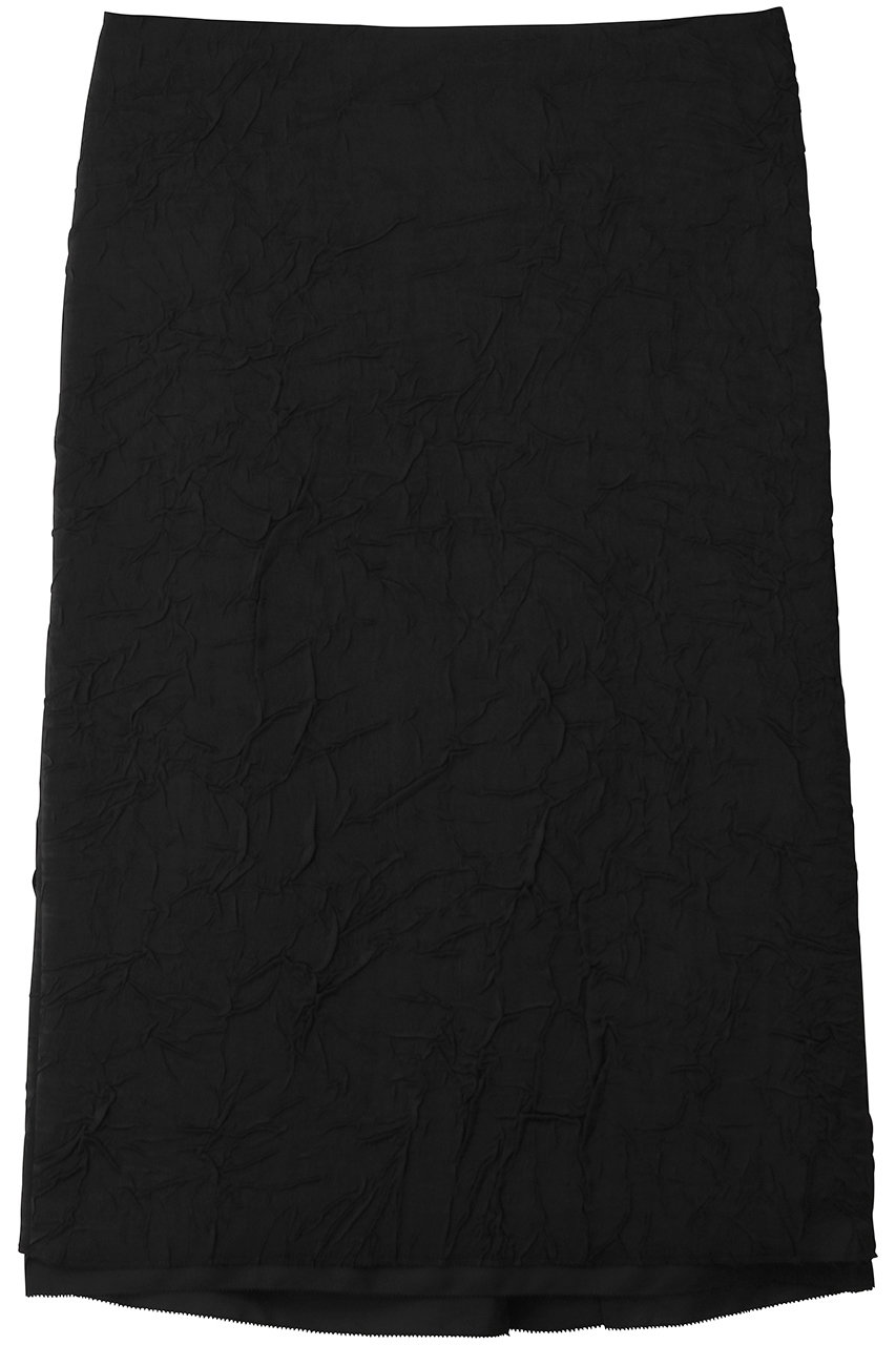 マディソンブルー/MADISONBLUEのLOW WAIST SKIRT SATIN サテンローウエストスカート(ブラック/MB261-6008)