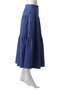 【予約販売】TIERED SKIRT DENIM デニムティアードスカート マディソンブルー/MADISONBLUE