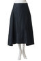 【予約販売】MI-MOLLET FLARE SKIRT LINEN リネンミモレスカート マディソンブルー/MADISONBLUE