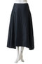 【予約販売】MI-MOLLET FLARE SKIRT LINEN リネンミモレスカート マディソンブルー/MADISONBLUE