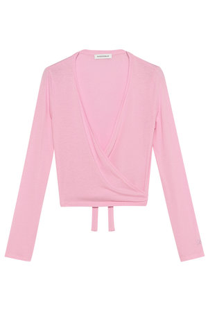 マディソンブルー/MADISONBLUEの【予約販売】CACHE-COEUR TEE カシュクールTシャツ(110100/110104)