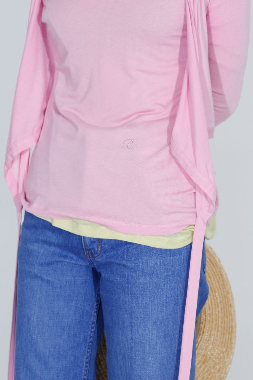 希少カラー✨マディソンブルー ハンプトンシャツ ピンク サイズ00 サクラ色 MADISONBLUE(マディソンブルー)｜CACHE-COEUR TEE カシュクールTシャツ