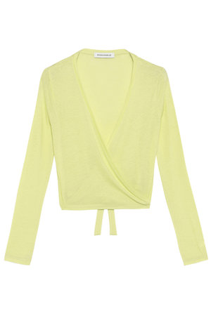 マディソンブルー/MADISONBLUEの【予約販売】CACHE-COEUR TEE カシュクールTシャツ(110100/110104)