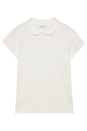 マディソンブルー/MADISONBLUEの【予約販売】ROUND COLLAR H/S TEE SOFT COTTON ラウンドカラーTシャツ(110100/110102)