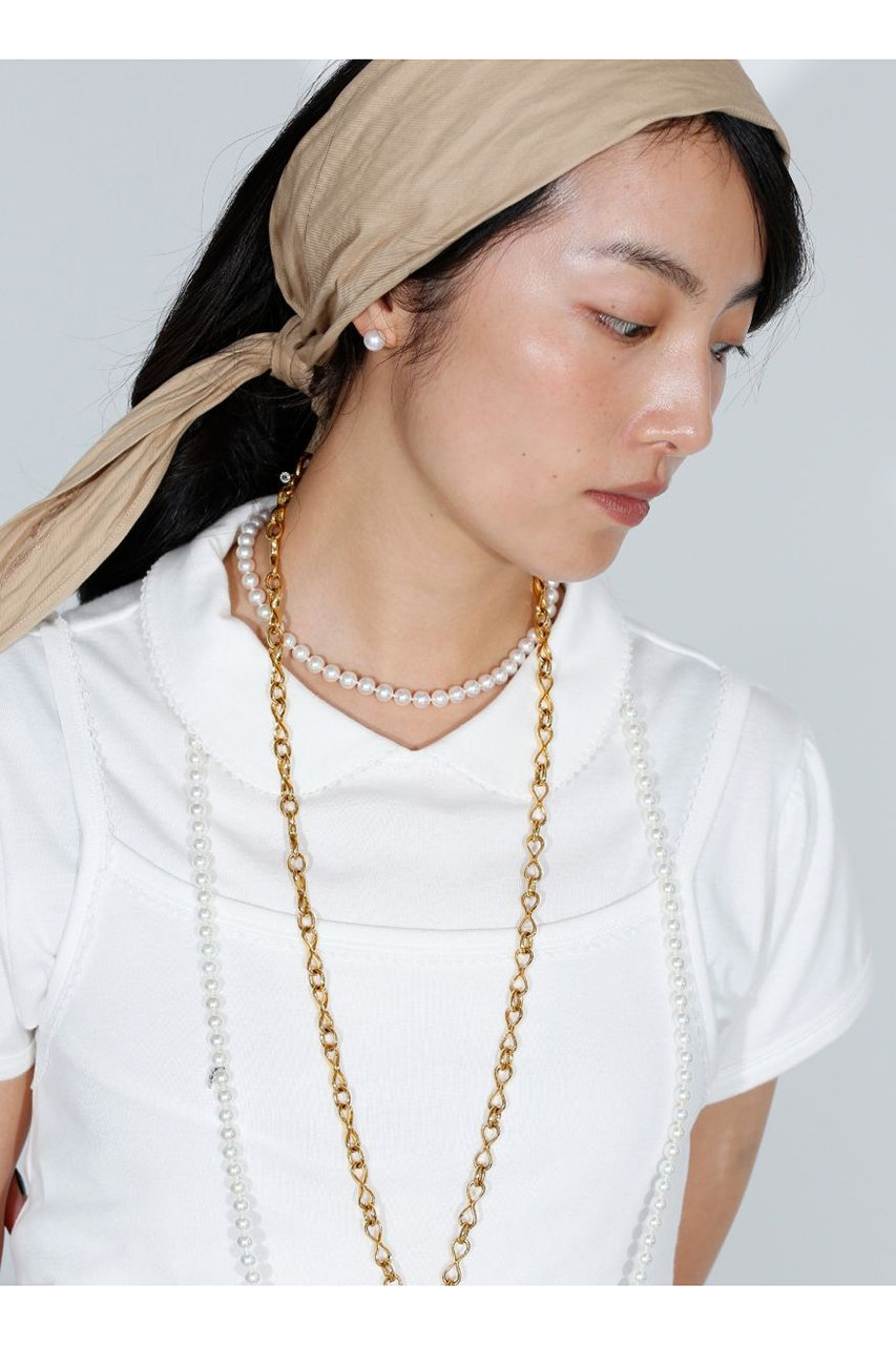 MADISONBLUE(マディソンブルー)｜ROUND COLLAR H/S TEE SOFT COTTON