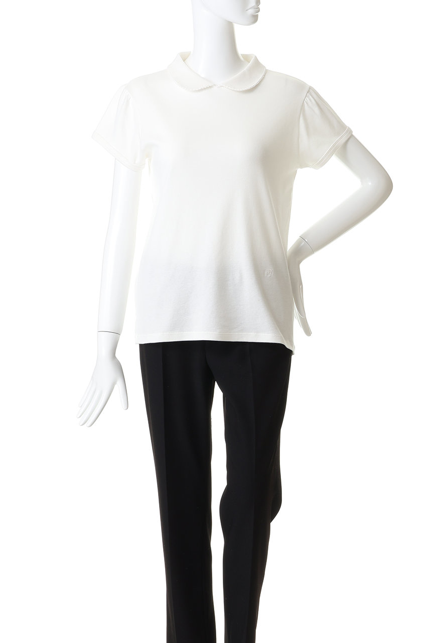 MADISONBLUE(マディソンブルー)｜ROUND COLLAR H/S TEE SOFT COTTON