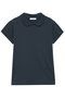 【予約販売】ROUND COLLAR H/S TEE SOFT COTTON ラウンドカラーTシャツ マディソンブルー/MADISONBLUE ネイビー