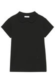 ROUND COLLAR H/S TEE SOFT COTTON ラウンドカラーTシャツ マディソンブルー/MADISONBLUE