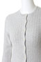 CABLE KNIT CARDIGAN ケーブルニットカーディガン マディソンブルー/MADISONBLUE
