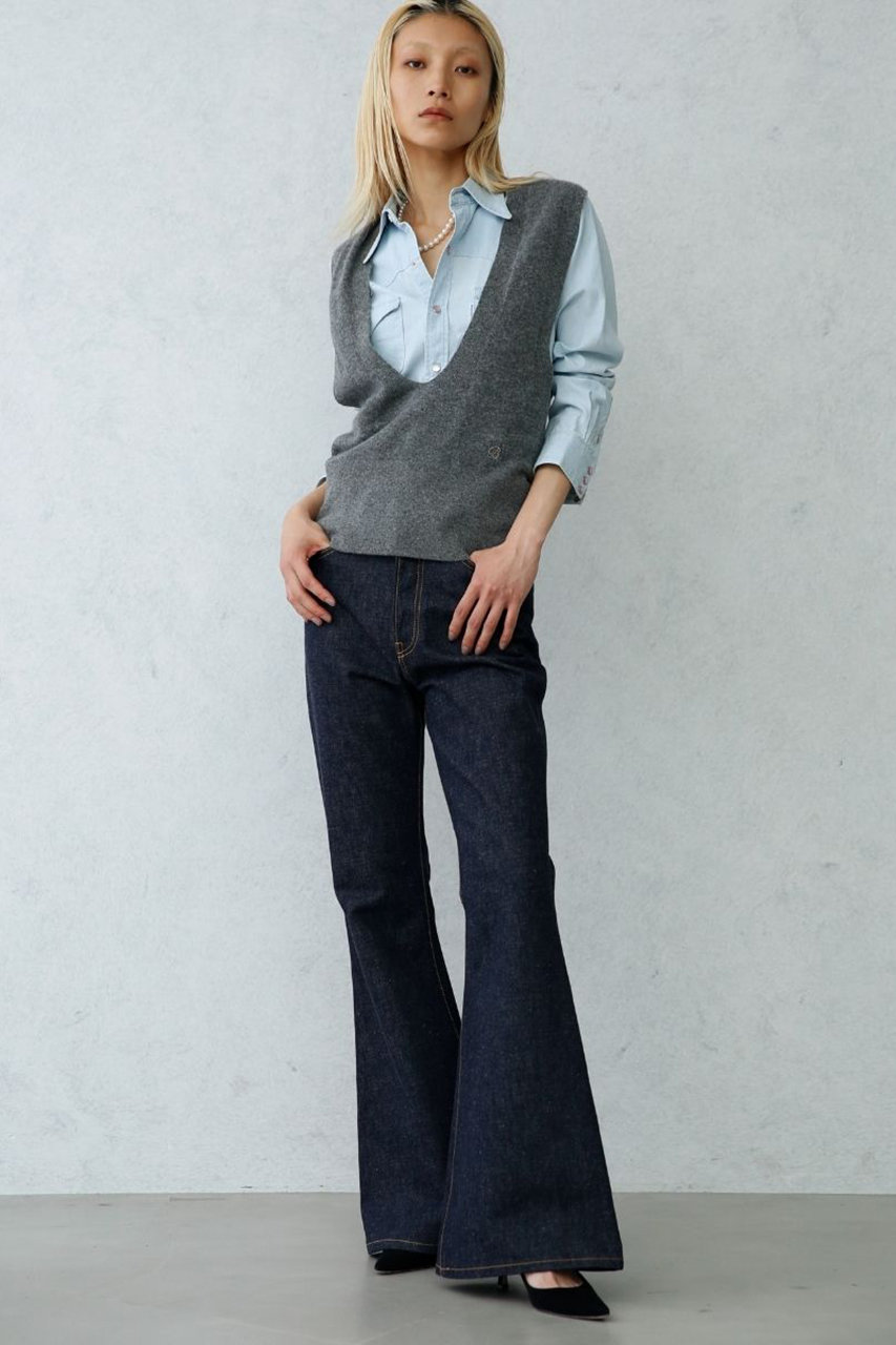 MADISONBLUE(マディソンブルー)|FLARE PT DENIM フレアデニムパンツ MADISONBLUE(マディソンブルー)|FLARE PT DENIM フレアデニムパンツ