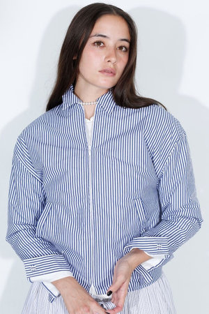 マディソンブルー/MADISONBLUEの【予約販売】PADDED DEAN JK STRIPE パデッドデニムジャケット(110800/110801)