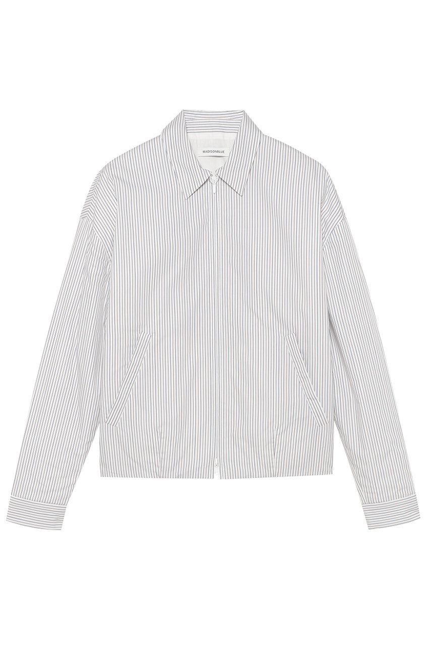 マディソンブルー/MADISONBLUEの【予約販売】PADDED DEAN JK MULTI STRIPE パデッドデニムジャケット(マルチカラー/MB261-1020)