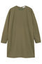 【予約販売】CREW NECK L/S DRESS W/M クルーネックドレス マディソンブルー/MADISONBLUE カーキ