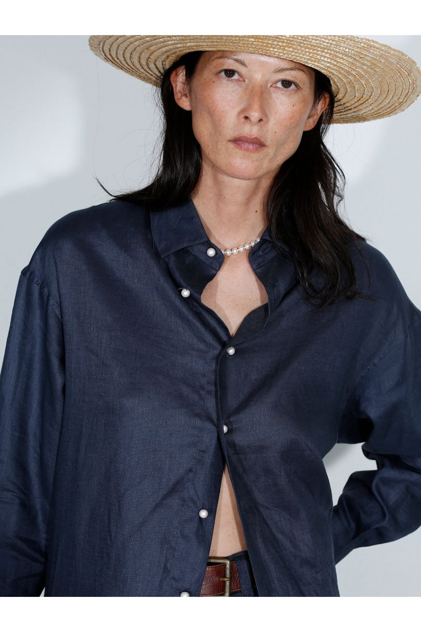 MADISONBLUE(マディソンブルー)｜OVERSIZED SPLIT TUCK OP LINEN