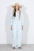 JUMP SUIT CHAMBRAY(VW) ジャンプスーツ マディソンブルー/MADISONBLUE