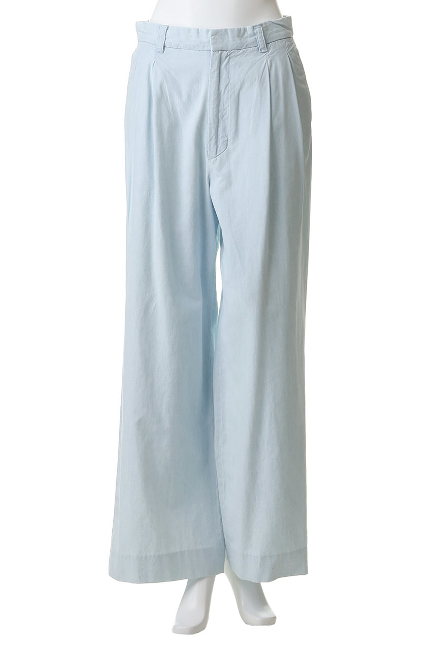 MADISONBLUE(マディソンブルー)｜PLEATED WIDE LEG PT CHAMBRAY(VW