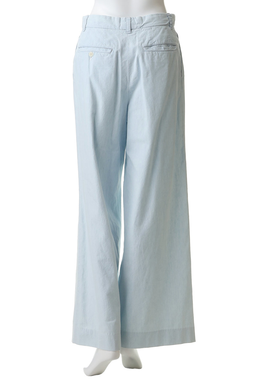 MADISONBLUE(マディソンブルー)｜PLEATED WIDE LEG PT CHAMBRAY(VW
