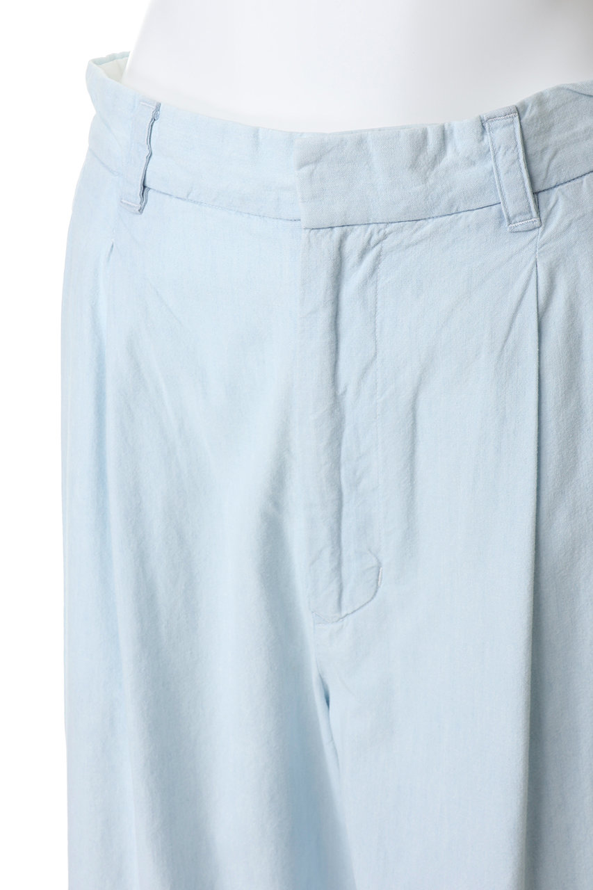 MADISONBLUE(マディソンブルー)｜PLEATED WIDE LEG PT CHAMBRAY(VW