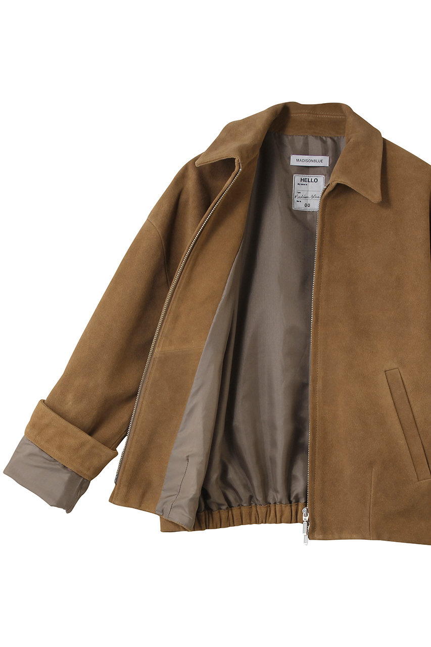 美品 MADISONBLUE マディソンブルー リネン ジャケット ベージュ系 MADISONBLUE(マディソンブルー)｜COMPACT DEAN JK SUEDE コンパクト ジャケット・アウター