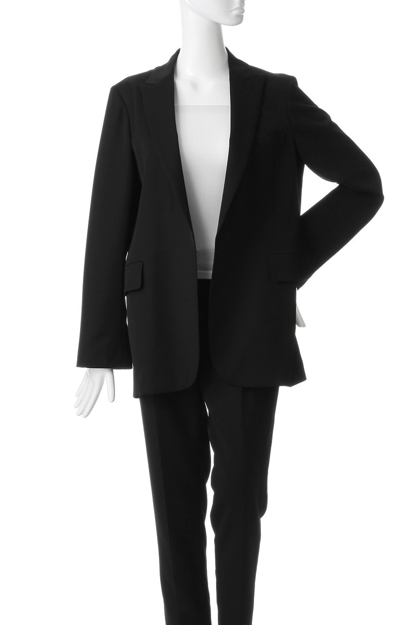 MADISONBLUE ジャケット　ブラック MADISONBLUE(マディソンブルー)｜UNLINED BOTTONLESS LONG JK ロング