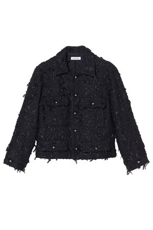 マディソンブルー/MADISONBLUEのSHORT JK RIBBON TWEED ショートジャケット(110800/110806)