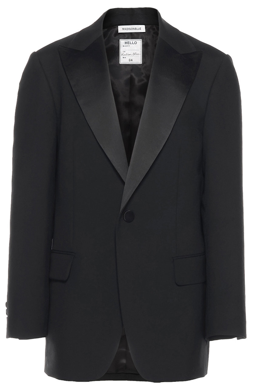 マディソンブルー/MADISONBLUEの【UNISEX】TUXEDO JK MNS タキシードジャケット(ブラック/MB244-1006M)