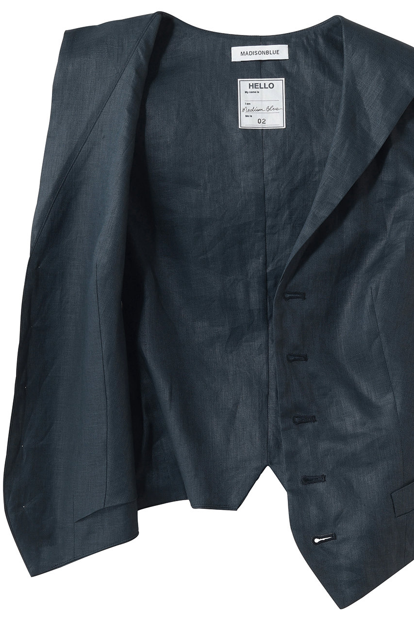Madisonblue テーラーベスト リネン MADISONBLUE(マディソンブルー)｜SAILOR VEST LINEN セーラーベスト