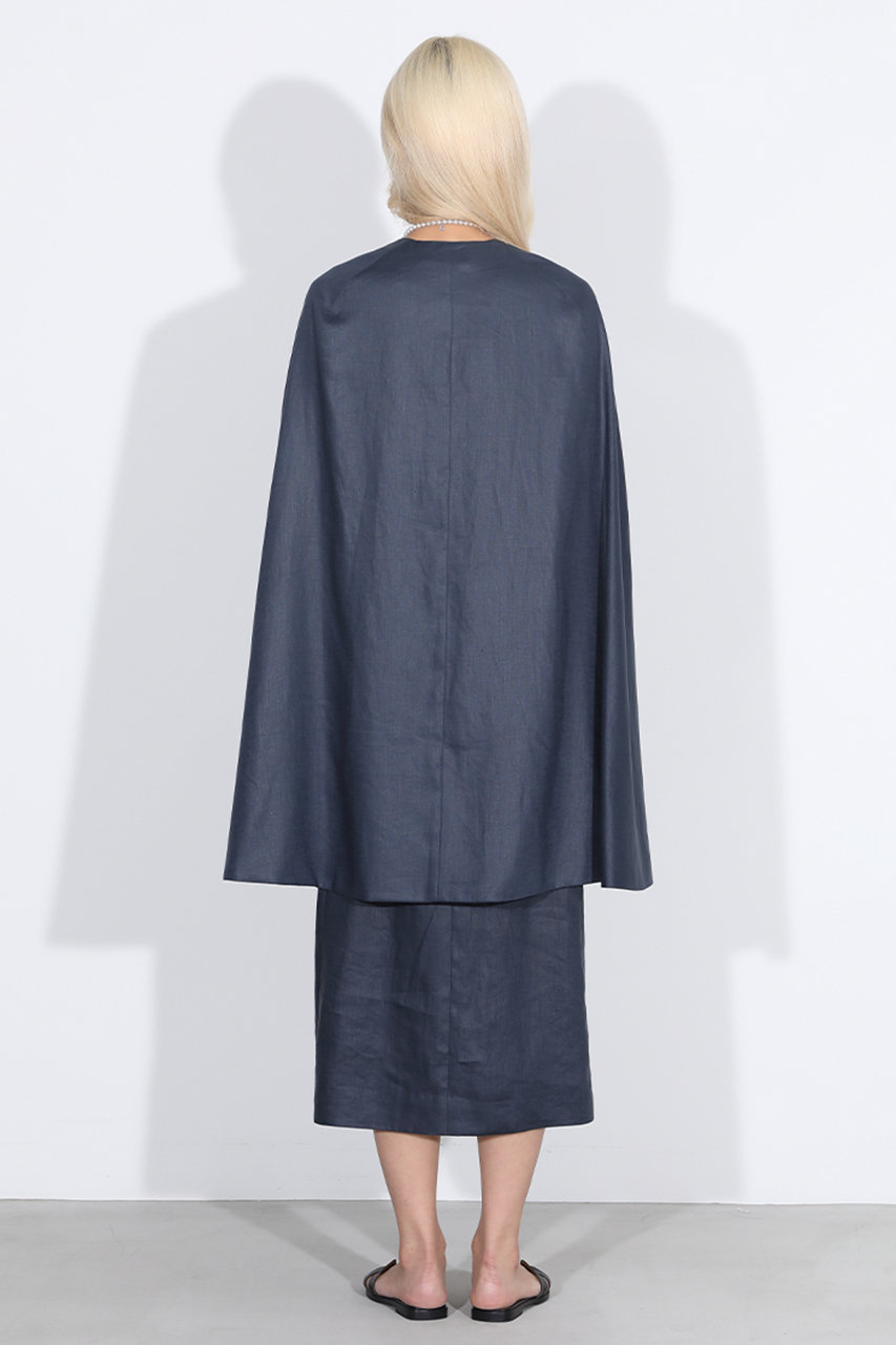 MADISONBLUE(マディソンブルー)｜SIDE SLIT CAPE LINEN ケープコート