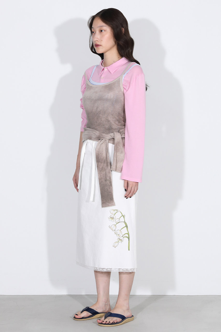 MADISONBLUE(マディソンブルー)｜MIDDLE SKIRT MUGEUET C/LI ミドル