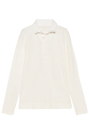 マディソンブルー/MADISONBLUEのSLIM FIT RUGBY SHIRT　COTTON ラグビーシャツ(110100/110103)