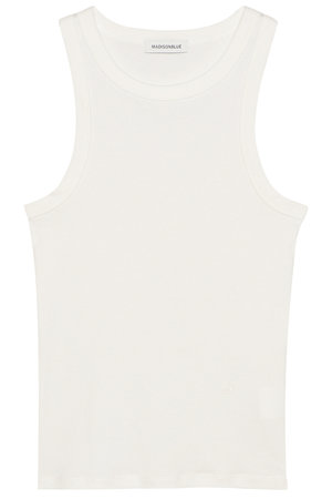 マディソンブルー/MADISONBLUEのAMERICAN SLEEVE TANK SOFT COTTON アメリカンスリーブタンクトップ(110100/110101)