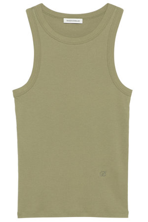 マディソンブルー/MADISONBLUEのAMERICAN SLEEVE TANK SOFT COTTON アメリカンスリーブタンクトップ(110100/110101)