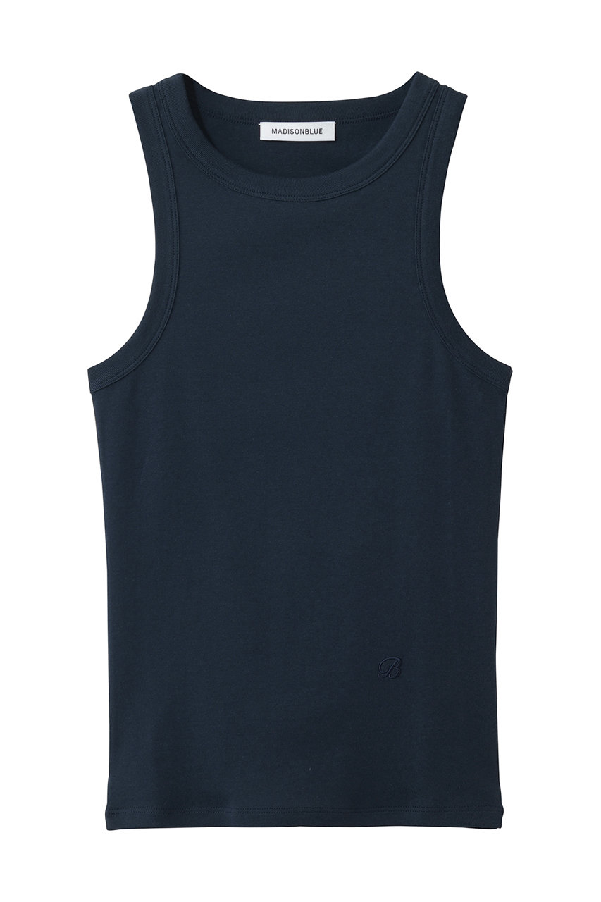 マディソンブルー/MADISONBLUEのAMERICAN SLEEVE TANK SOFT COTTON アメリカンスリーブタンクトップ(ネイビー/MB261-7022)