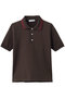 DOUBLE STRIPE COLLAR POLO KNIT ポロニット マディソンブルー/MADISONBLUE ブラウン