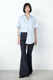 TRANE H/S SHIRT ハーフスリーブシャツ マディソンブルー/MADISONBLUE