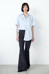 MADISONBLUE(マディソンブルー)｜TRANE H/S SHIRT SATIN サテンハーフ