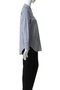 TRANE L/S SHIRT STRIPE ストライプロングスリーブシャツ マディソンブルー/MADISONBLUE