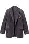 【予約販売】UNLIED BUTTONLESS JACKET CORDS ジャケット マディソンブルー/MADISONBLUE グレー