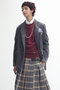 【予約販売】UNLIED BUTTONLESS JACKET CORDS ジャケット マディソンブルー/MADISONBLUE