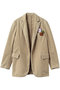 【予約販売】UNLIED BUTTONLESS JACKET CORDS ジャケット マディソンブルー/MADISONBLUE ベージュ