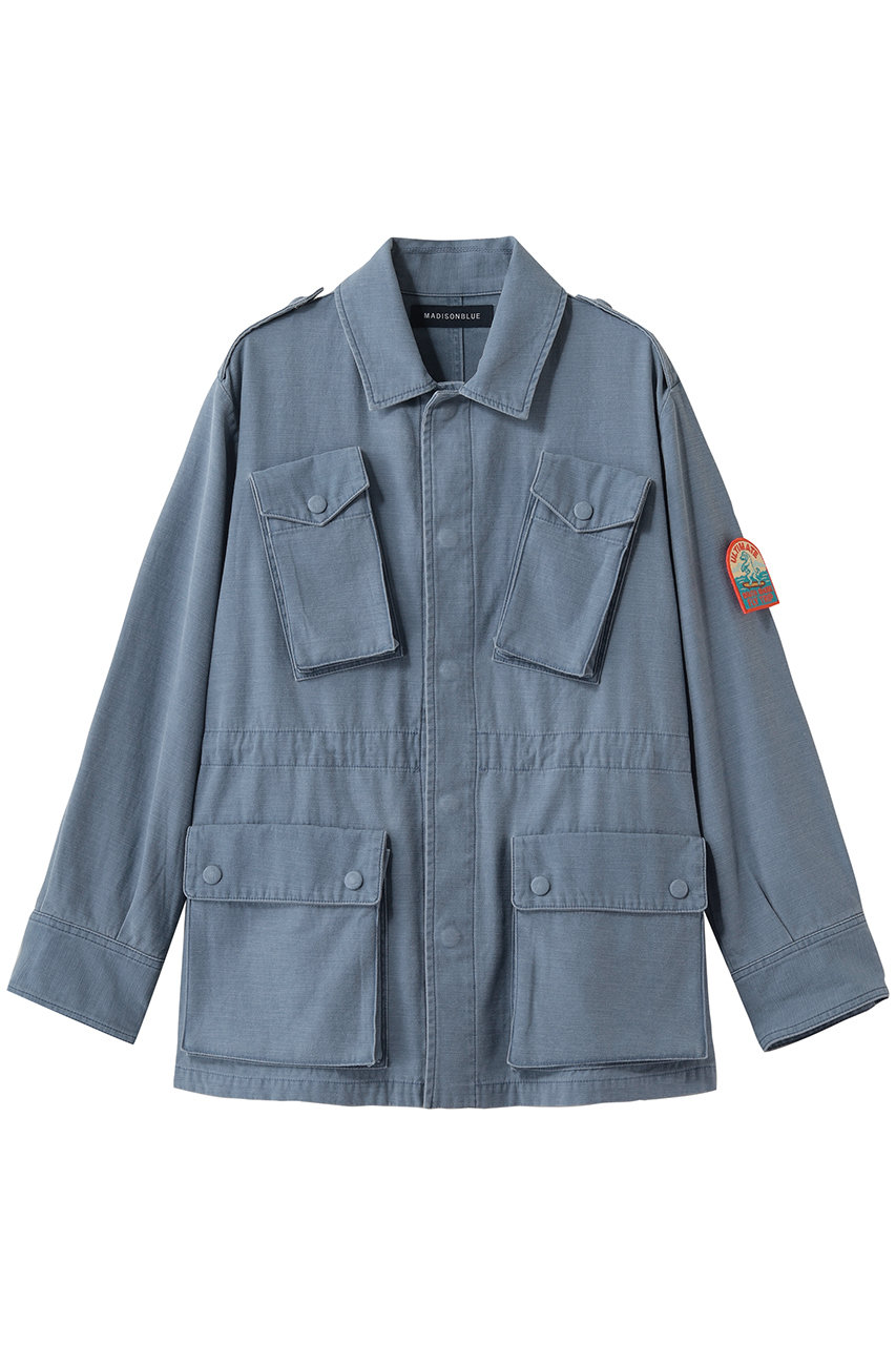 マディソンブルー/MADISONBLUEの【予約販売】COMBAT JACKET L.BS コンバットジャケット(ブルー/MB264-1009)