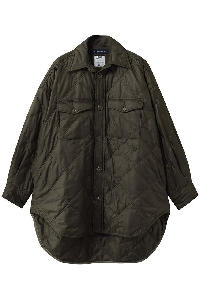 MADISONBLUE BIG CPO JACKET QUILTING キルティングCPOジャケット (カーキ, 00) マディソンブルー ELLE SHOP