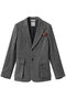 【予約販売】HUNTING JACKET HERRINGBONE ハンティングジャケット マディソンブルー/MADISONBLUE グレー